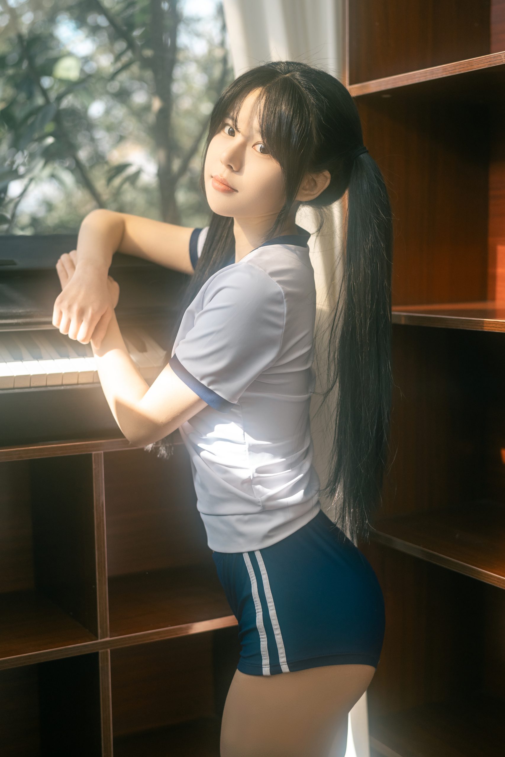 图片[1]-rua阮阮 春の更衣室-体操服【22P-469MB】-学姐图