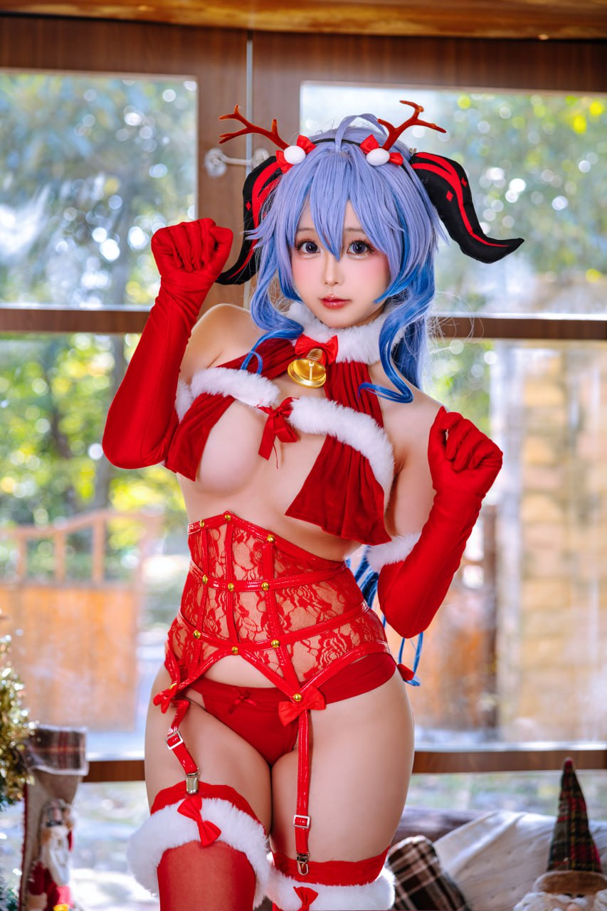 图片[34]-日奈娇 – 甘雨圣诞34P-学姐图