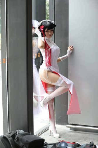 P3046 极品高开衩旗袍白色丝袜美腿美眉 【62P】-学姐图