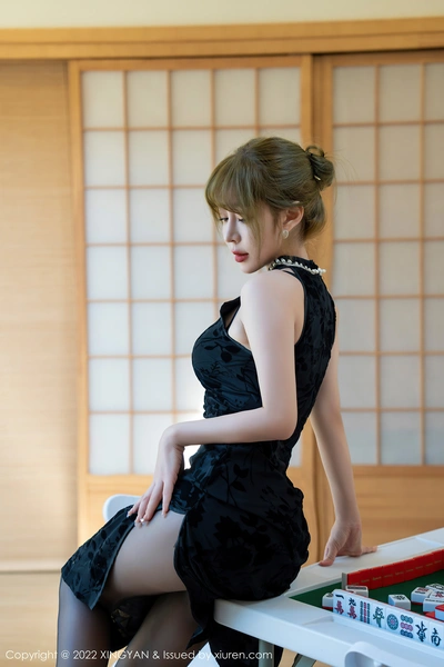 XINGYAN星颜社 王雨纯 黑丝美臀-学姐图